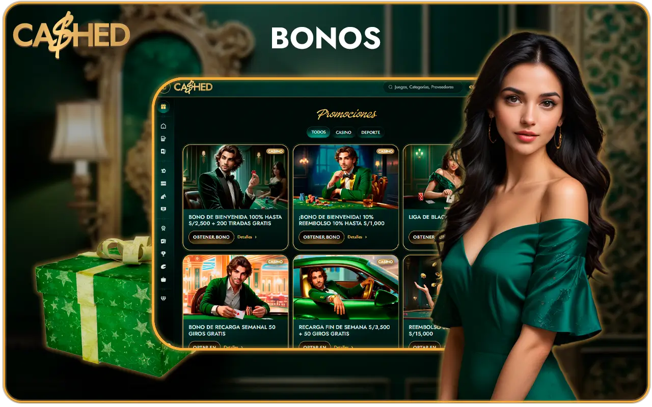 Cashed casino Bono de Bienvenida banner