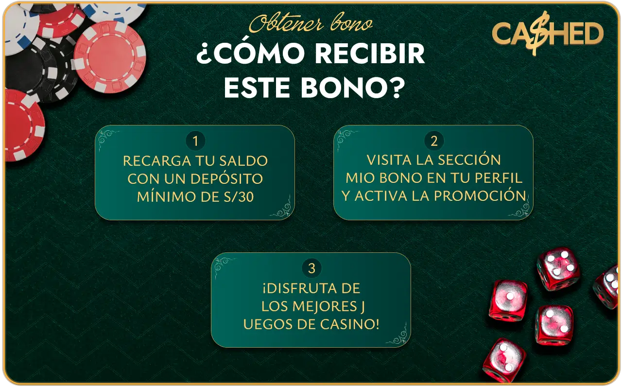 Cashed Casino how to activate bonus banner